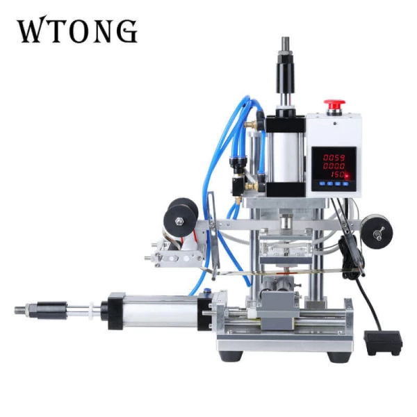 WT-GT100 pneumatic hot stamping machine for round products